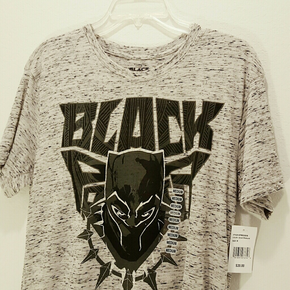 *SALE* Marvel Black Panther Burnout S/Sleeve Tee